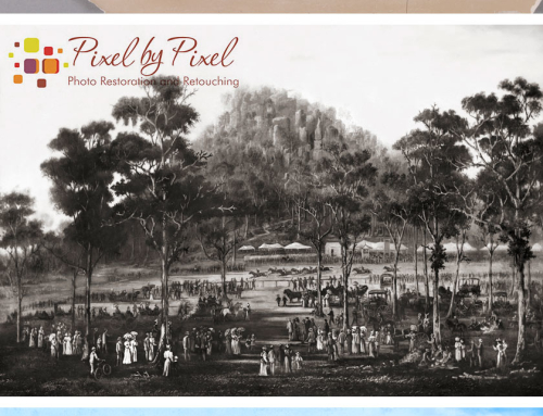 Hanging Rock Picnic Races;  Restoring History, Pixel By Pixel