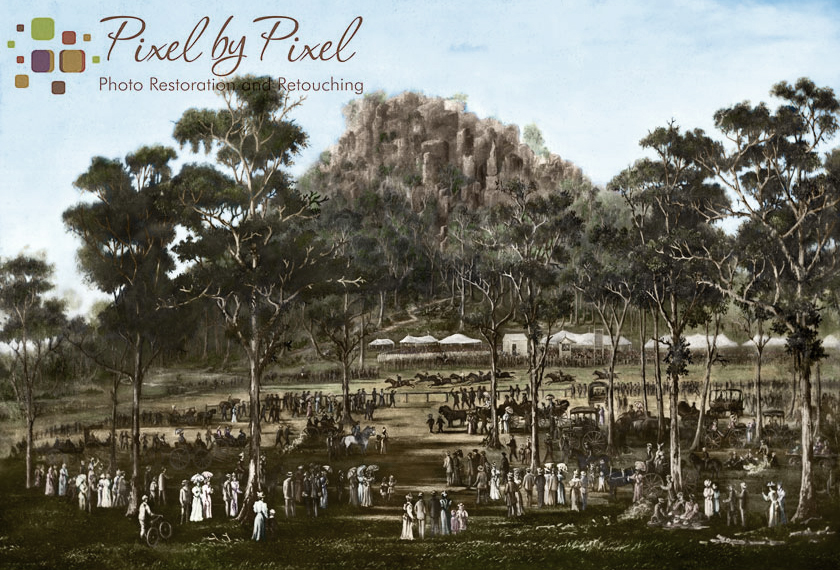 Hanging-Rock Picnic Races-restored