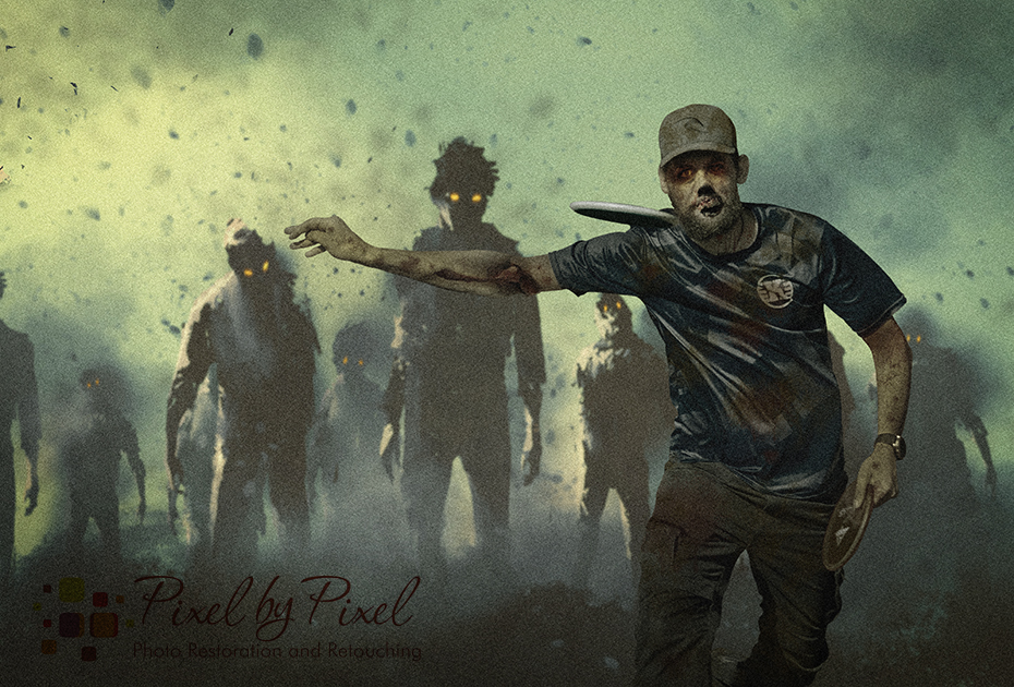 Zombie Disc Golfer